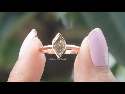 YouTube Video Of Dutch Marquise Cut Moissanite Solitaire Ring