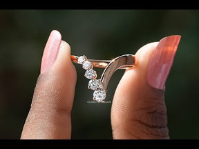 YouTube Video Of  Round Cut Moissanite Ring