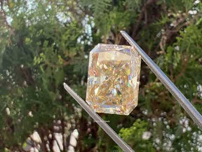  You tube Video Of Brown Radiant Cut Loose Moissanite 