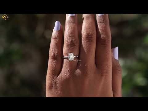 [YouTube Video Of Old Mine Cushion Cut Bridal Ring]-[Golden Bird Jewels]