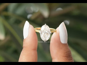 YouTube Video Of Oval Moissanite Engagement Ring