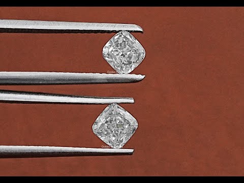 YouTube Video Of Cushion Shaped Lab Grown Matching Pair