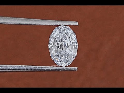 You tube videao of Step Cut Oval Lab Grown Loose Diamond