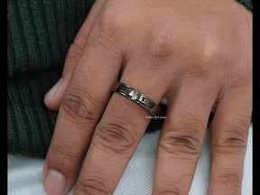 YouTube Video Of Green Oval Shape Wedding Band