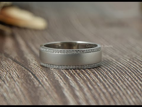 YouTube Video Of Round Cut Moissanite Wedding Band