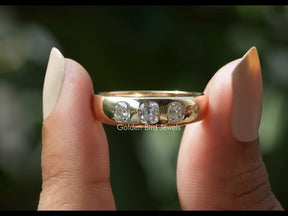 YouTube Video Of Old Mine Cushion Cut Moissanite Ring