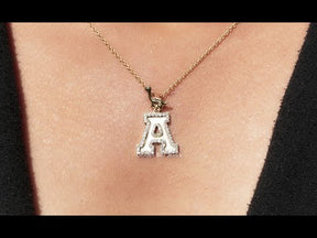 YouTube Video Of Colorless Round Cut Moissanite Pendant