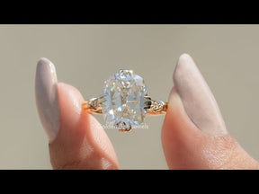 [YouTube Video Of Old Mine Cushion Cut Moissanite Ring]-[Golden Bird Jewels]