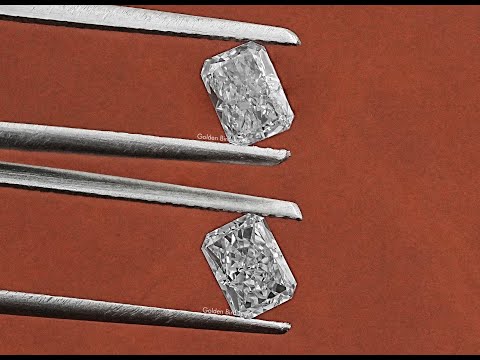 You tube Video of Radiant Cut Loose Diamond Matching Pair