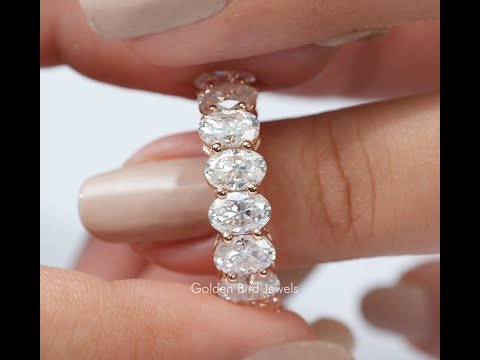 [YouTube Video Of Oval Cut Moissanite Eternity Band]