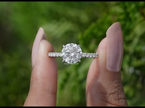 YouTube Video Of Round Cut Diamond Solitaire Ring 