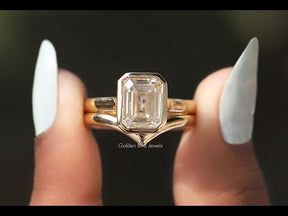 YouTube Video Of Emerald Moissanite Wedding Ring