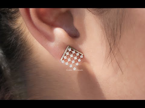 Youtube video of moissanite fancy earrings 