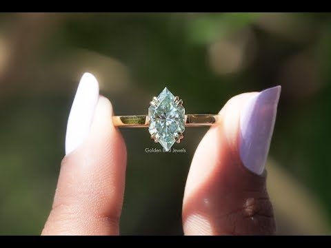 Youtube video of  dutch  marquise moissanite ring 