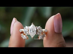 YouTube Video Of Dutch Marquise Cut Accent Stone Ring