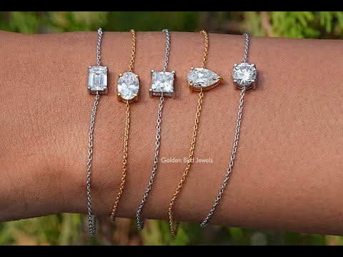 YouTube Video Of Multi Shape Diamond Chain Bracelet