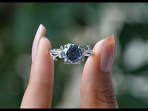 YouTube Video Of  Portuguese Cut Round Moissanite Ring
