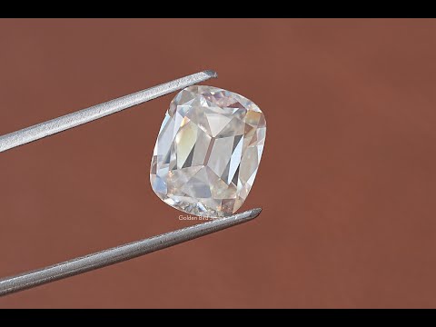 YouTube Video Of Cushion Cut Loose Moissanite Stone