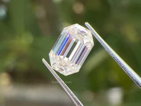 Old Mine Emerald Moissanite Loose Stone