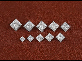 YouTube Video of Lab Grown Princess Shape Loose Diamond