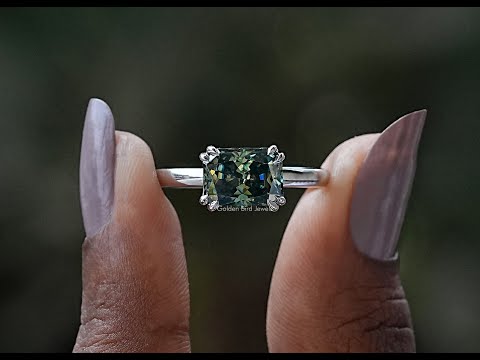 YouTube Video Of East West Radiant Cut Solitaire Ring