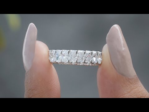[YouTube Video Of Lab-Grown Radiant Cut Full Eternity Anniversary Band]