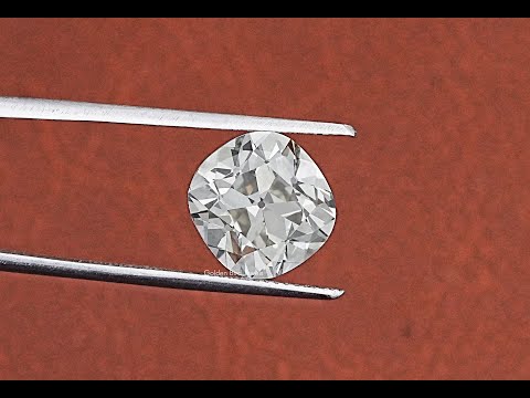 You tube videao of Old Mine Cushion Cut Diamond