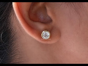 YouTube Video Of Portuguese Cut Stud Earrings
