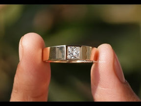 YouTube Video Of Princess Cut Moissanite Engagement Ring