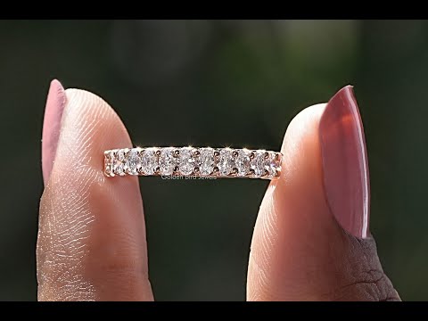 YouTube Video Of Diamond Half Eternity Wedding Band