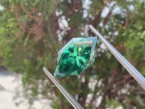 You tube Video Of Green Dutch Marquise Loose Moissanite 