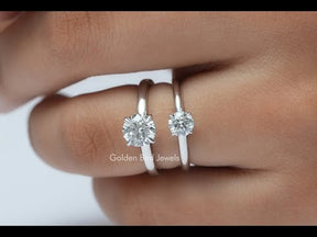 [YouTube Video Of Round Cut Diamond Solitaire Engagement Ring]-[Golden Bird Jwels]