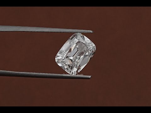 YouTube Video Of Elongated Old Mine Cushion Cut Diamond