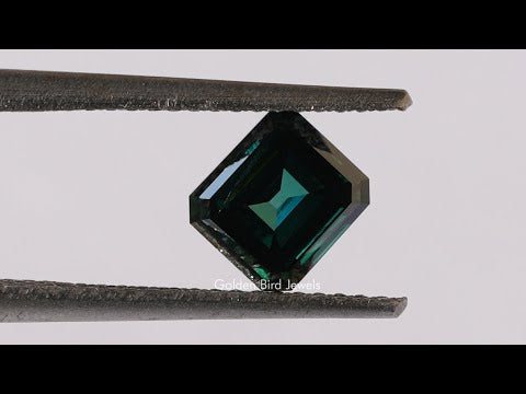 [YouTube Video Of Old Mine Cut Asscher Loose Moissanite]-[Golden Bird Jewels]