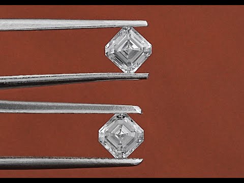 You tube Video of Asscher Cut Lab Grown Diamond Pair