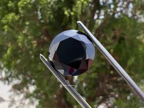 You tube Video Of Black Round Cut Moissanite Loose Stone 