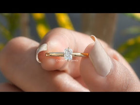 [Radiant Cut Lab-Grown Engagement Ring]-[Golden Bird Jewels]