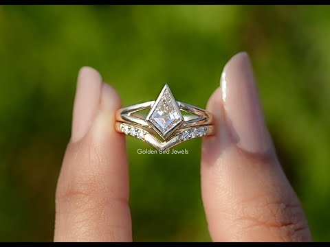YouTube Video Of Kite Cut Lab Diamond Bridal Ring 