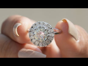 [YouTube Video Of Old European Round Cut Moissanite Ring]-[Golden Bird Jewels]