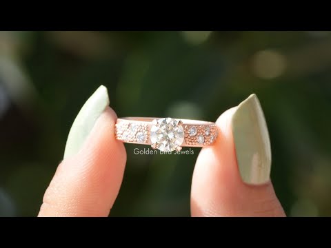 [YouTube Video Of Round Cut Wedding Ring]-[Golden Bird Jewels]-[Golden Bird Jewels]