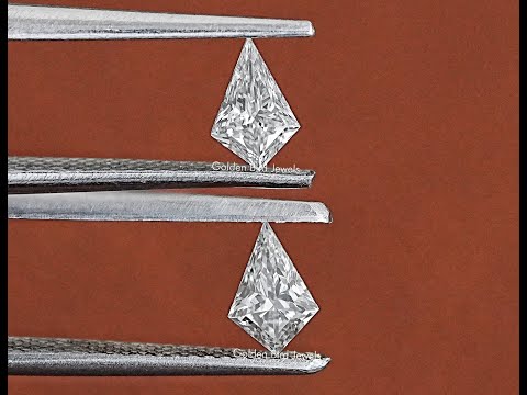 You tube Video of Kite Shape Lab Grown Loose Diamond