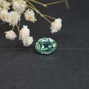 View of Moissanite Oval Cut Loose