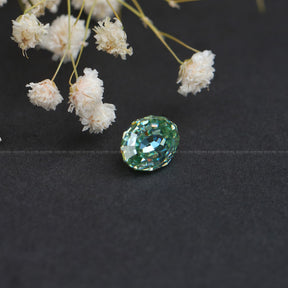 Top View OF Moissanite Oval Cut Loose Stone