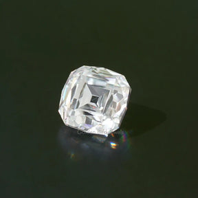 Side View Of Antique Colorless Lab Grown Moissanite Diamond
