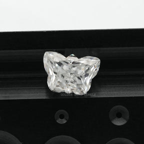 2.72 Carat Colorless Antique Butterfly Cut Loose Moissanite Stone Diamond