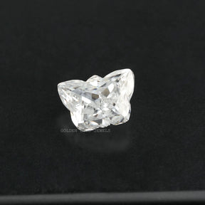 beautiful and gorgeous shine of colorless butterfly cut lab created moissanite
