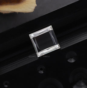 [Colorless Princess Cut Loose Moissanite Stone]-[Golden Bird Jewels]