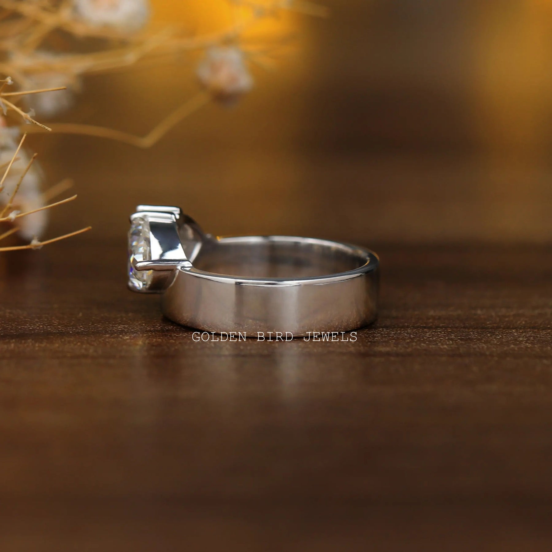 Titanium moissanite 2025 engagement rings