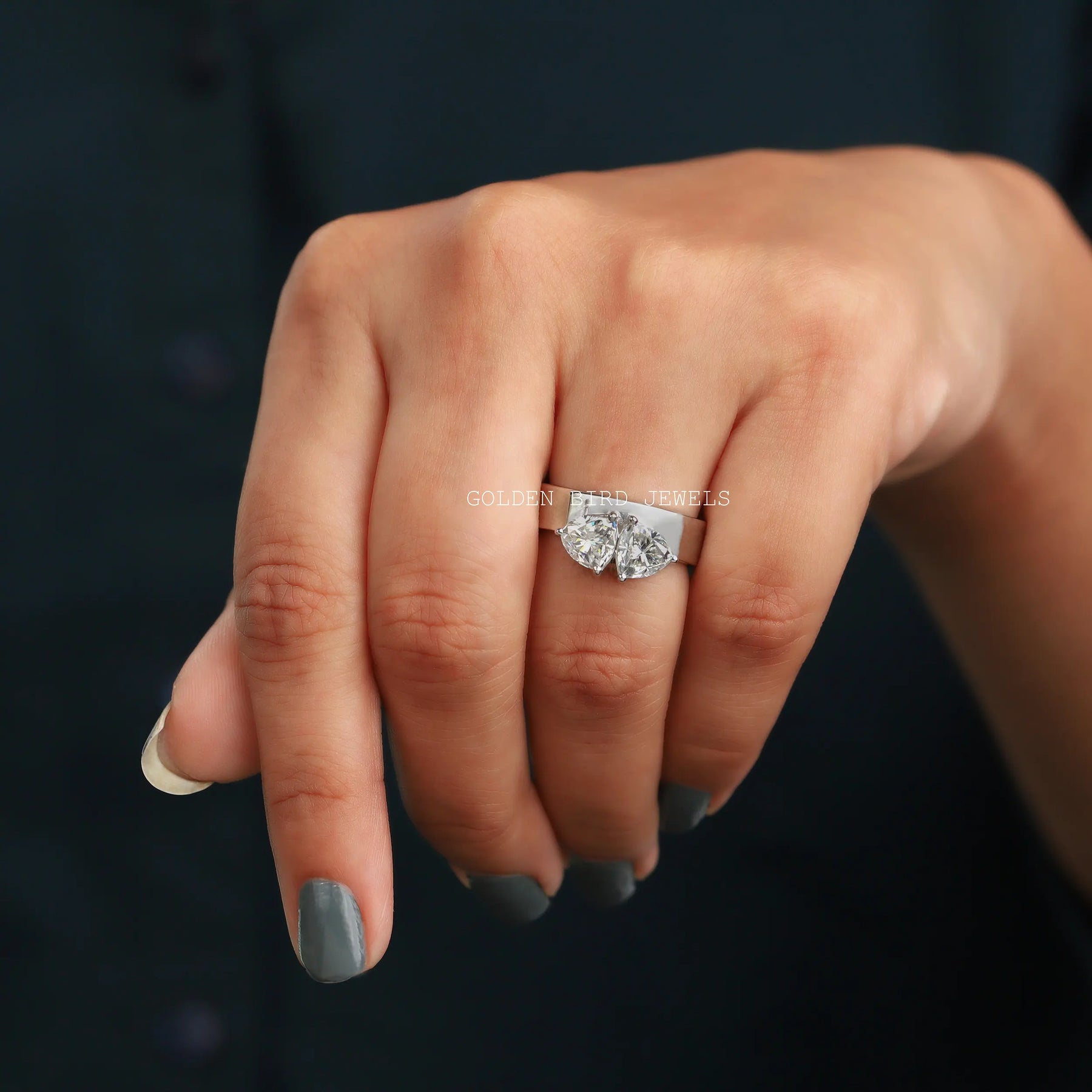 Trillion cut 2025 engagement ring