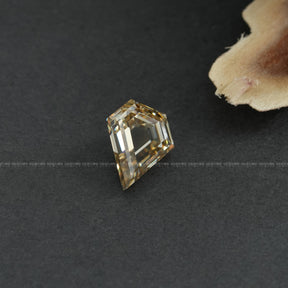 Old Triangle Cut Yellow Loose Moissanite